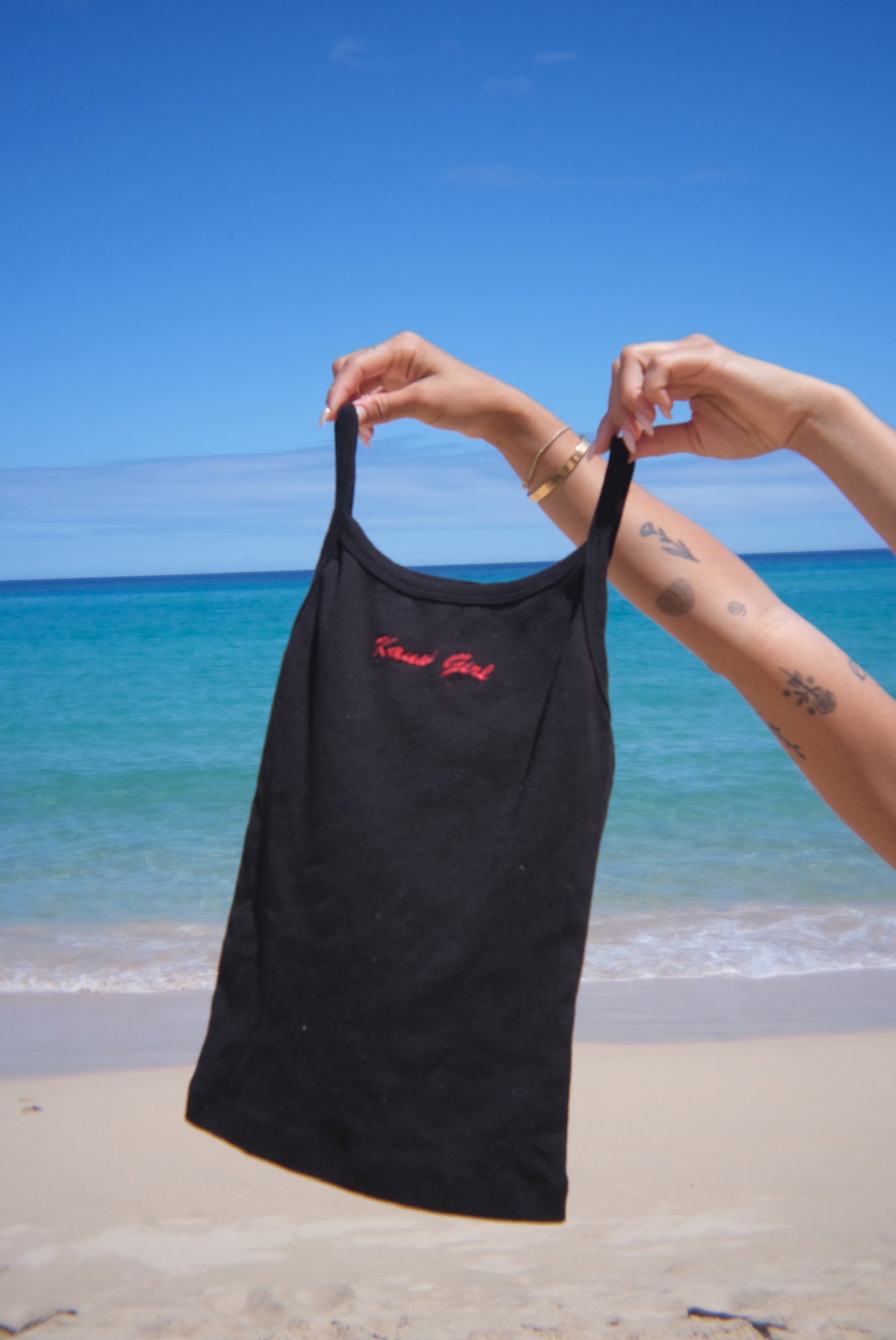 Kauai Girl Tank in Onyx