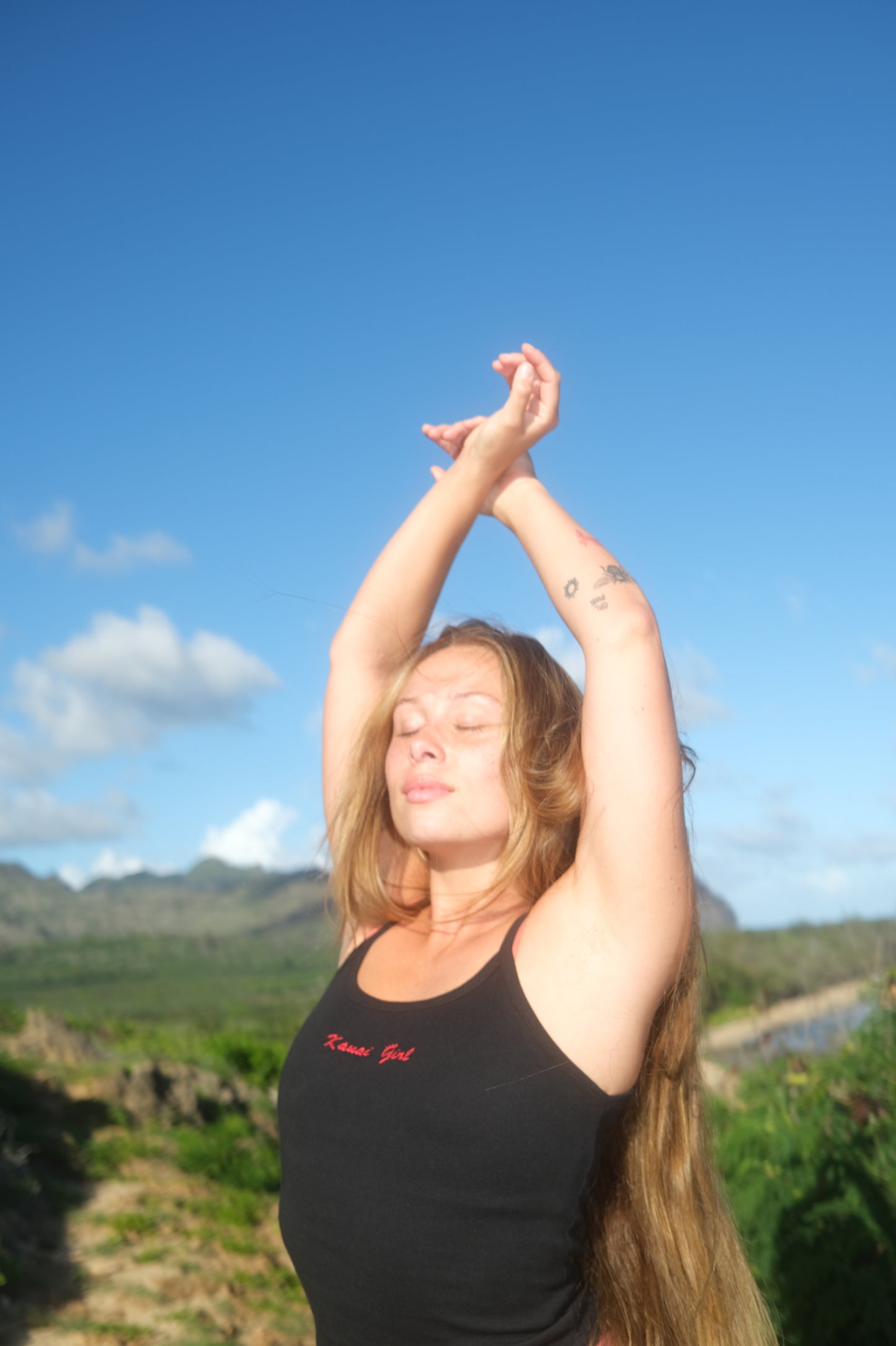 Kauai Girl Tank in Onyx
