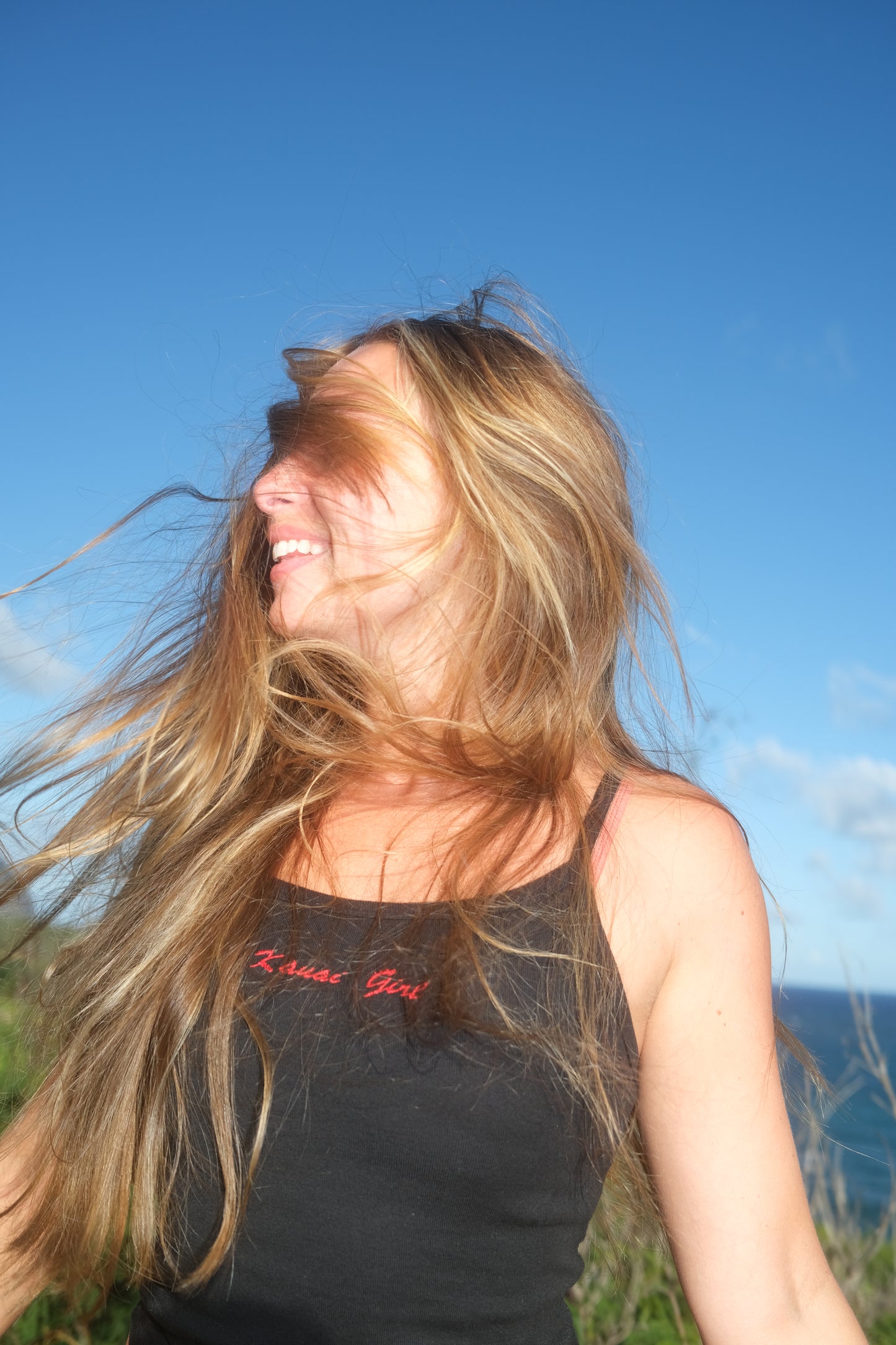 Kauai Girl Tank in Onyx