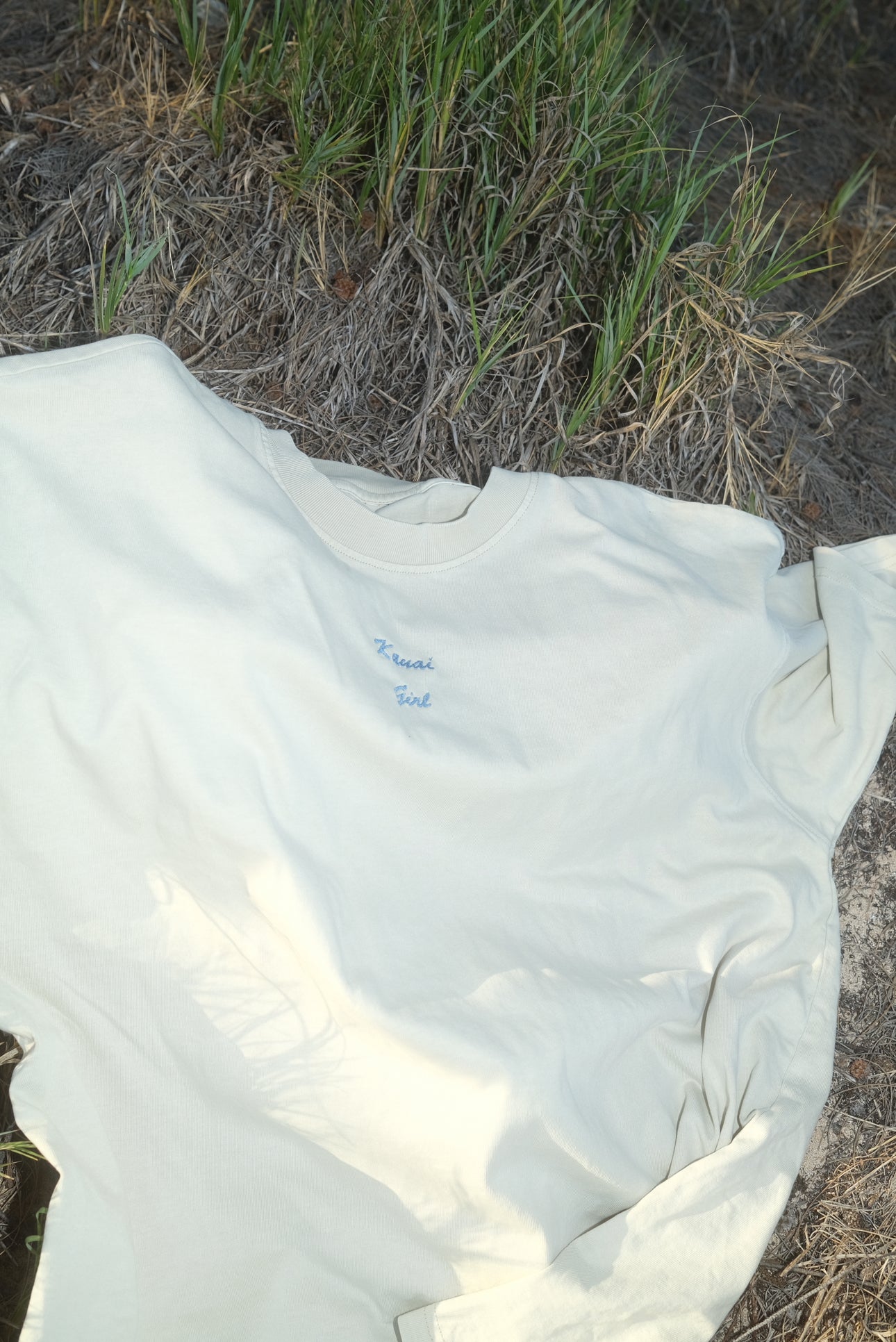 Oversized Tee in Cream