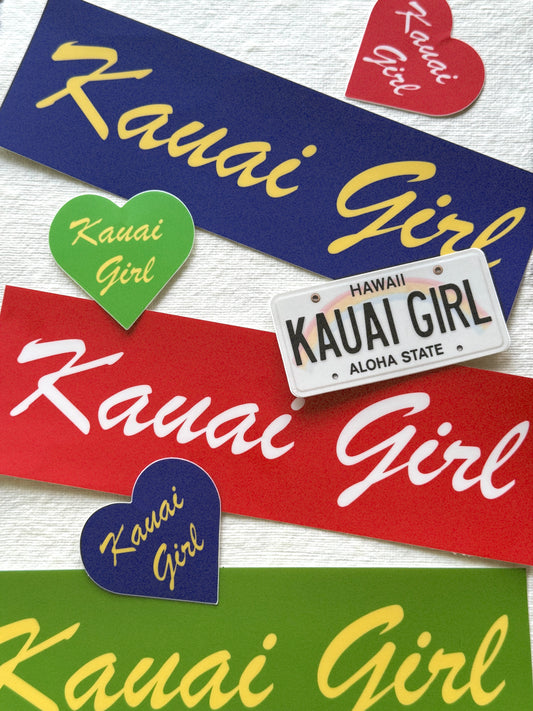 Kauai Girl Stickers