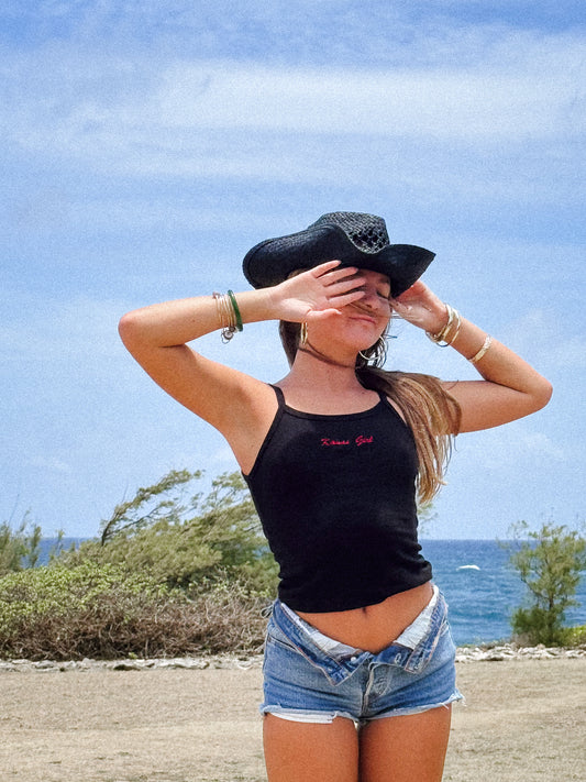 Kauai Girl Tank in Onyx